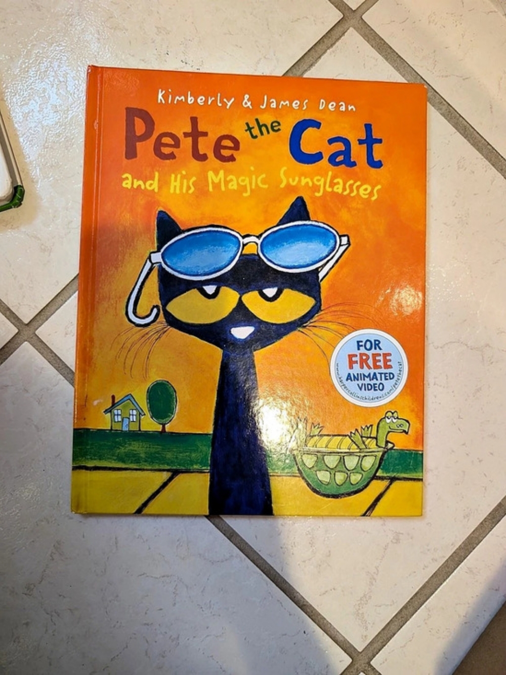 HarperCollins Pete the Cat and His Magic Sunglasses Book Orange & Blue